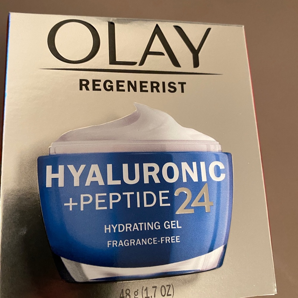Olay Hyaluronic + Peptide 24 Hydrating Gel, Fragrance-Free, 1.7 Oz (L5).